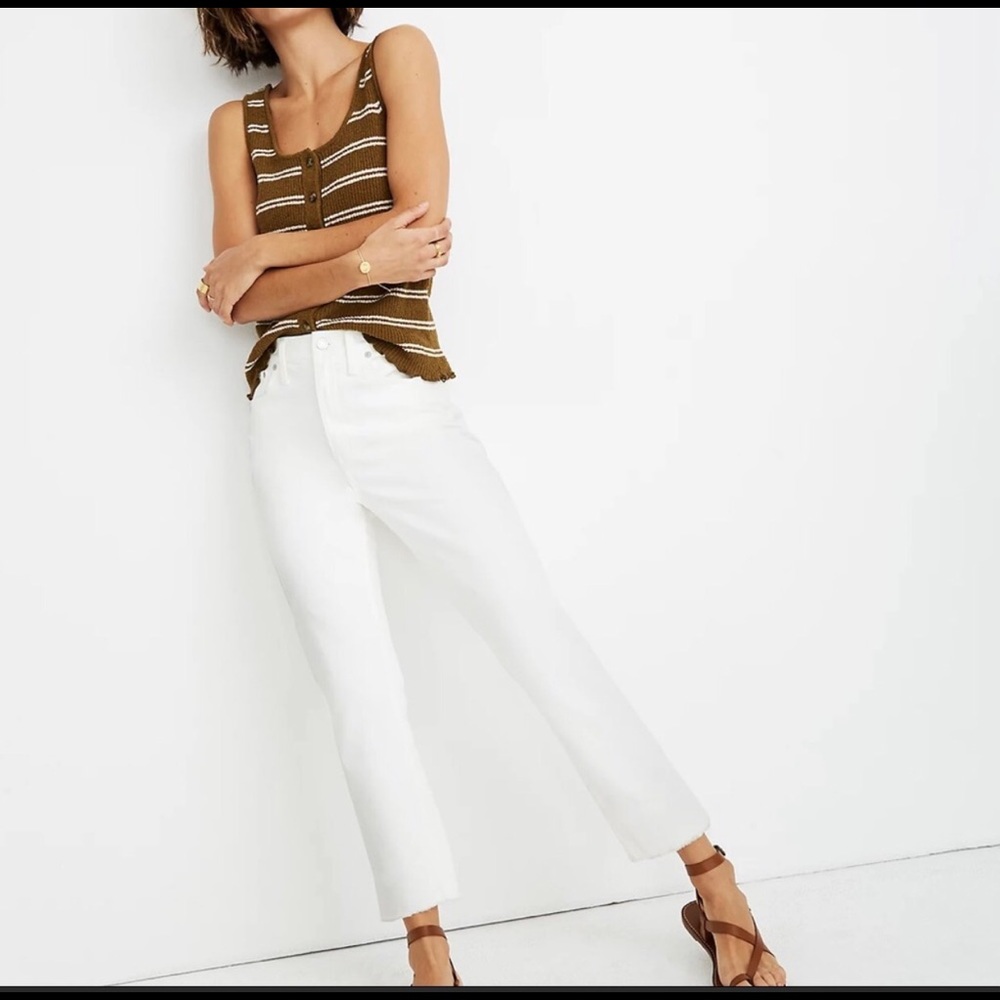 Madewell High Rise Slim Crop Boyjean